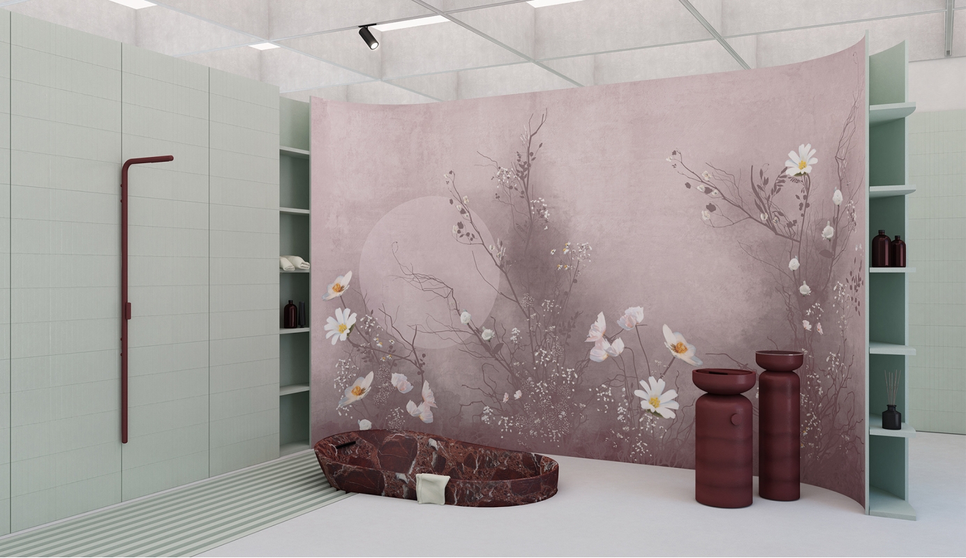 FLOWERS wallcovering